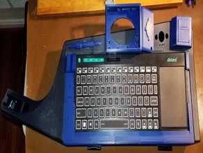 raspberry pi cyberdeck keytar case mod tray interface electronics cyberpunk raspberri 3 3d print model - Mito3D