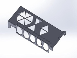 evga 1080 ftw custom blower shroud computer 3d print model - Mito3D