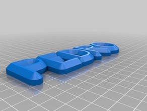 pedro organización personalizado 3d print model - Mito3D