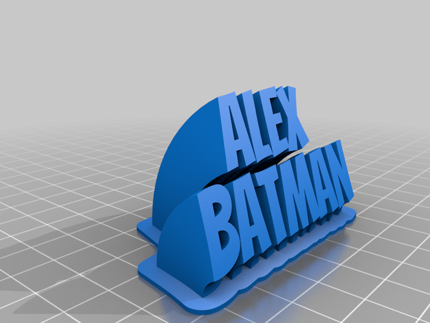 alex office su misura 3D print model - Mito3D