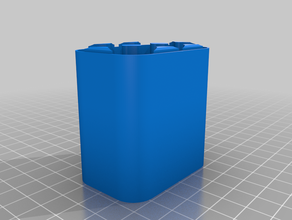 vape 18650 bateria caso inferior recipientes personalizado 3d print model - Mito3D
