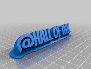 Halle Tinte office kundengebundene 3d print model - Mito3D