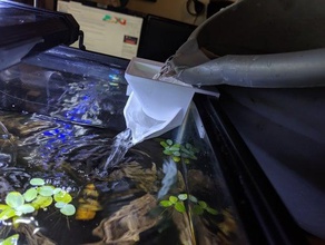 aquário canto do funil animais de estimação 3d print model - Mito3D