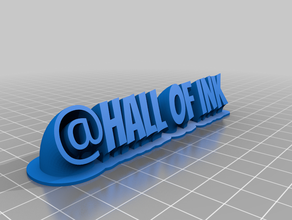 hall ink office customized 3d print model - Mito3D