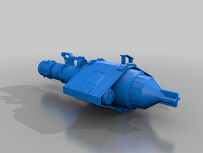 halo missile pod Skulpturen cosplay prop Riese 3 Waffe groß Rakete launcher 3d print model - Mito3D