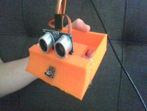 simple sumobot electronics 3d print model - Mito3D