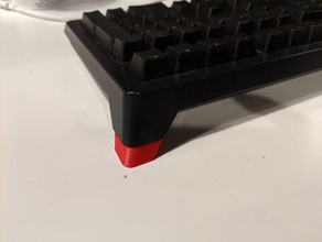 patinho de brilhar 5 teclado pés computador ducky mecânico shine5 3d print model - Mito3D