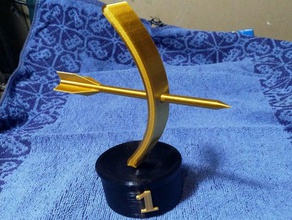 tir à l'arc trophy sculptures le trophée 3d print model - Mito3D