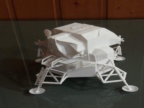 el módulo lunar del apolo 11 vehículos aniversario lander 3d print model - Mito3D