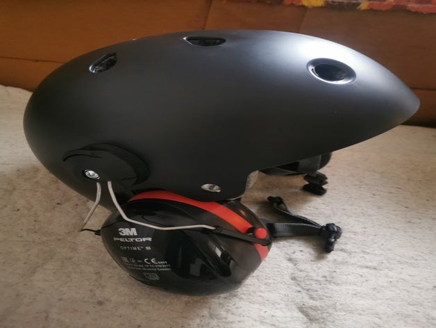 casco peltor adaptador de paramotor deporte y al aire libre 3m el las orejeras protección auditiva parapente paramotore vuelo en poder 3D print model - Mito3D