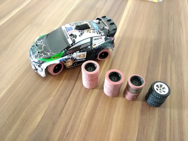 k989 969 rueda del neumático de la llanta fundición mod r c vehículos 3D print model - Mito3D