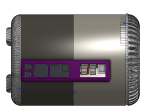 u1jo - mini control box cylinder 3d printer accessories ender 3 mainboard cover mosfet case raspberry pi skr 3d print model - Mito3D