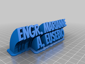 marianne office customized 3d print model - Mito3D