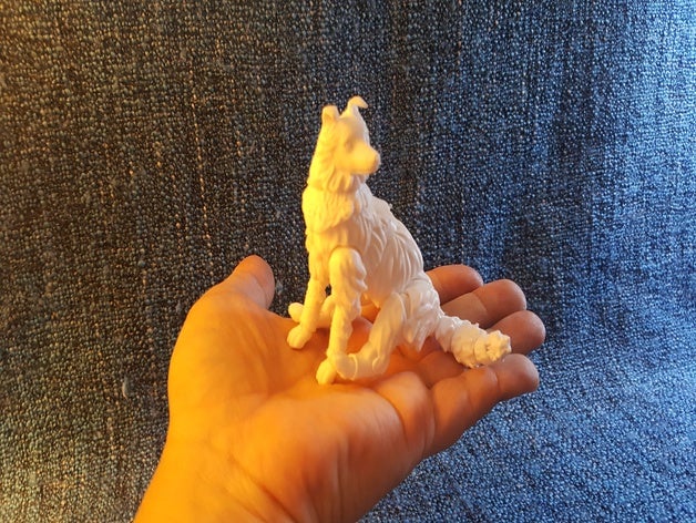 shetland sheepdog bjd juguetes y accesorios de juego animal perro figura juguete 3D print model - Mito3D