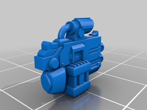 headhunter combi-bolter toys & games 3d print model - Mito3D