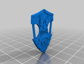 blood angels shield toys & games 3d print model - Mito3D