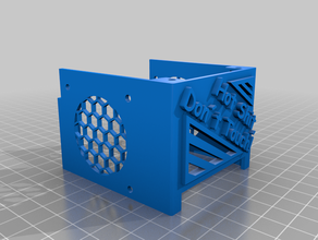 anycubik i3 mega hotend zu decken 3d-Drucker Teile anycubic e3d-hotend Lüfter-Abdeckung 3d print model - Mito3D