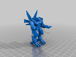 battletech shrike 6mm scale clan jadefalken mech update toys & games mechwarrior 3d print model - Mito3D