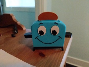 cesur küçük tost makinesi remix tarama ve kopyaları çizgi film karakteri 3d print model - Mito3D