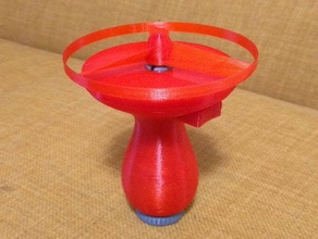 flying spinner toy mechanical toys 3d print model - Mito3D