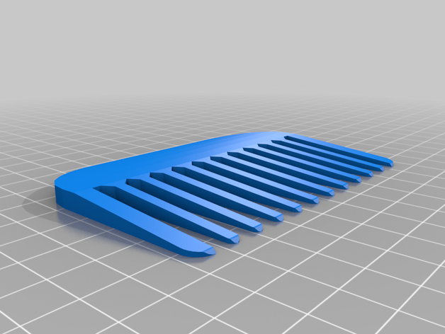 coarse comb bathroom customized 3D print model - Mito3D