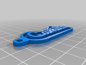 camila Schlüsselanhänger kundengebundene 3d print model - Mito3D