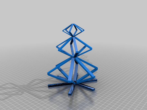 christmass tree lattice torture test 3d printing tests 3D print model - Mito3D