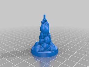 Rauch stand 32mm base Spiele 3d print model - Mito3D