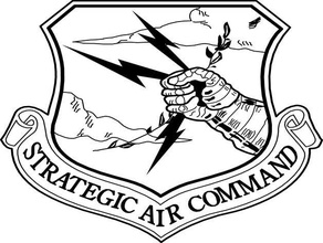 strategic air command bouclier-de-sac les signes et logos 3d print model - Mito3D