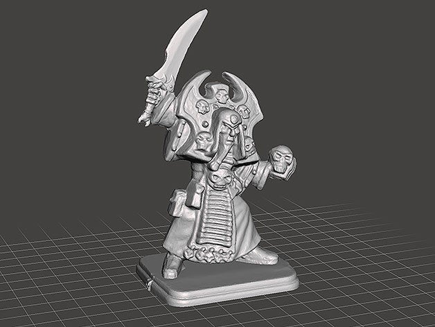 heroquest - assistants de morcar fanrax le nécromancien réparé jouets & jeux 3D print model - Mito3D