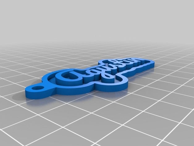 agustin chaveiros personalizado 3D print model - Mito3D
