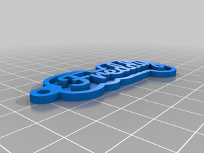 freddy Schlüsselanhänger kundengebundene 3d print model - Mito3D