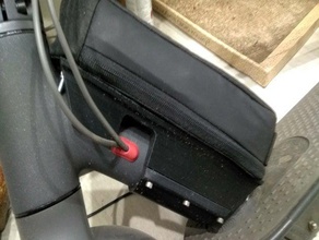 m365 m187 xiaomi batteria aggiuntiva esterna titolare originale automotive cassa di porta mija scooter 3d print model - Mito3D