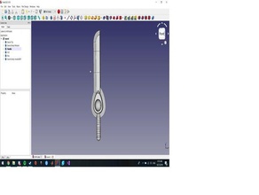 modular sword prop props fantasy swords 3d print model - Mito3D