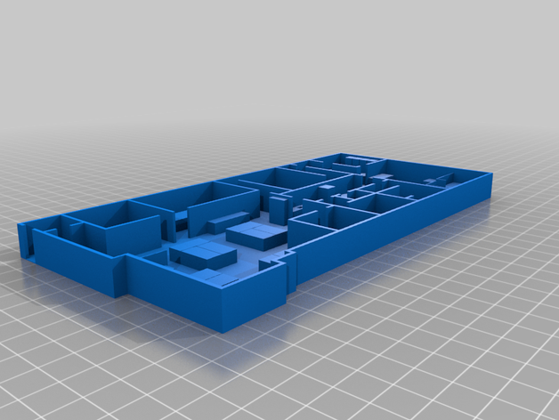 office de plan d'étage dsous mifflin l'étage mise en page michael scott bureau 3D print model - Mito3D