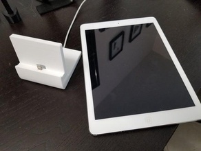 o ipad da apple, iphone carregamento dock stand organização a apple ar 2 suporte de para 3d print model - Mito3D