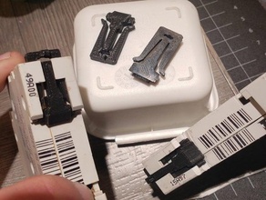dın ray devre kesici yay kilidi takın elektronik 3d print model - Mito3D