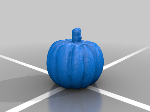 simple pumpkin food & drink halloween decoration 3D print model - Mito3D