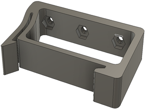 riel din clips de 55 mm tuerca hexagonal recreo la electrónica Riel 35 automatización montaje en carril industrial 3d print model - Mito3D