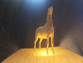 horse bjd toy & game accessories animal figure 3d print model - Mito3D