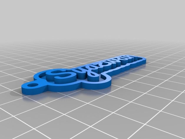 la mia chiave personalizzata catena il vostro nome personale i portachiavi su misura 3D print model - Mito3D