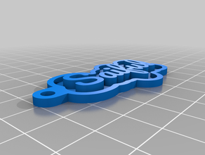 saiful Anahtarlık özelleştirilmiş 3d print model - Mito3D