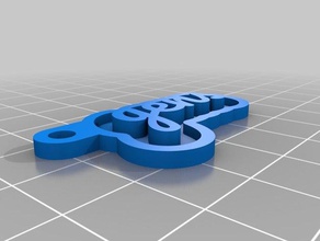 gens keychains customized 3d print model - Mito3D