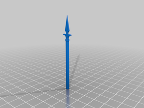 spear 1 toys & games lego mordheim warhammer fantasy 3d print model - Mito3D