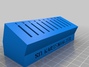 sd kartenhalter La stampa 3d 3d print model - Mito3D