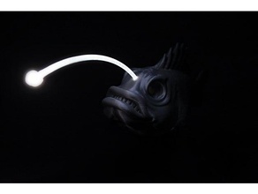 coda di rospo lampada usb arredamento 3dee pesce la 3d print model - Mito3D