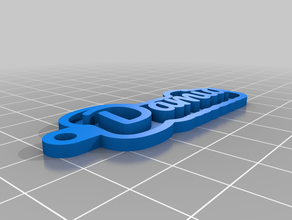 damia keychains customized 3d print model - Mito3D