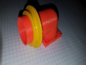 parametric tube wall seal diy 3d print model - Mito3D