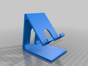 iphone stand large mobile phone customized 3d print model - Mito3D