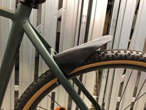 guardabarros schutzblech - cubo de la naturaleza exc deporte y al aire libre bicicleta fahrrad el rueda 3d print model - Mito3D